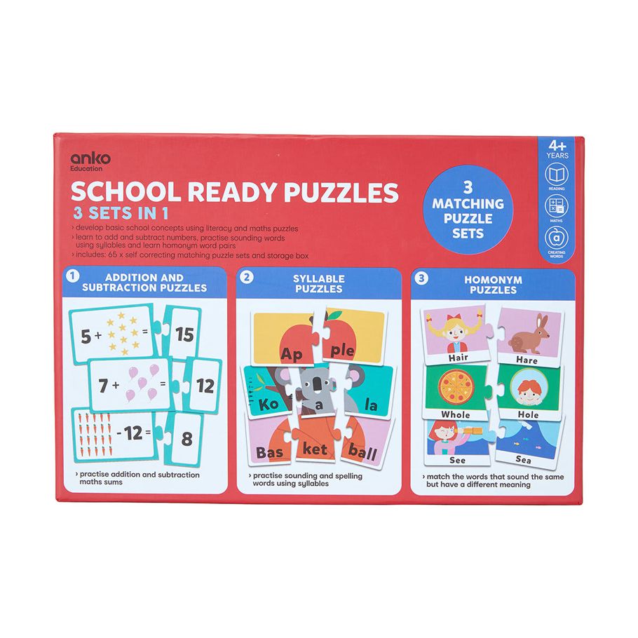 141 Piece School Ready Puzzles