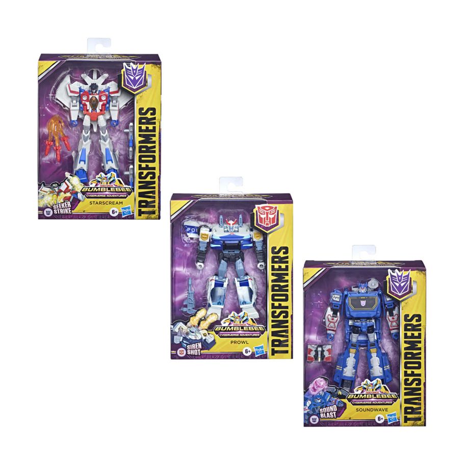 Transformers Cyberverse 5 inch Deluxe Class Action Figures - Assorted