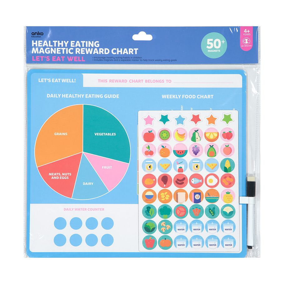Healthy Eating: Magnetic Reward Chart - Let's Eat Well