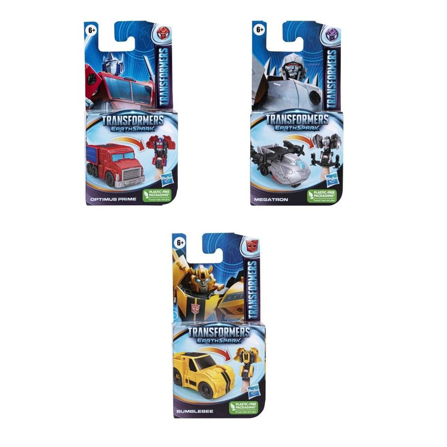 Transformers: EarthSpark 2-in-1 Finger-Converting Toy - Assorted