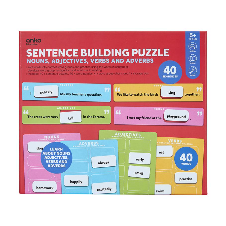 Sentence Building Puzzle