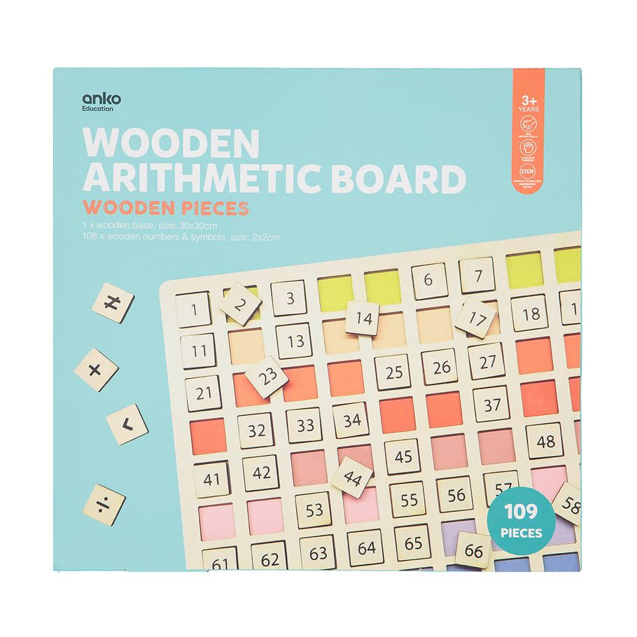 Wooden Arthmetic Board