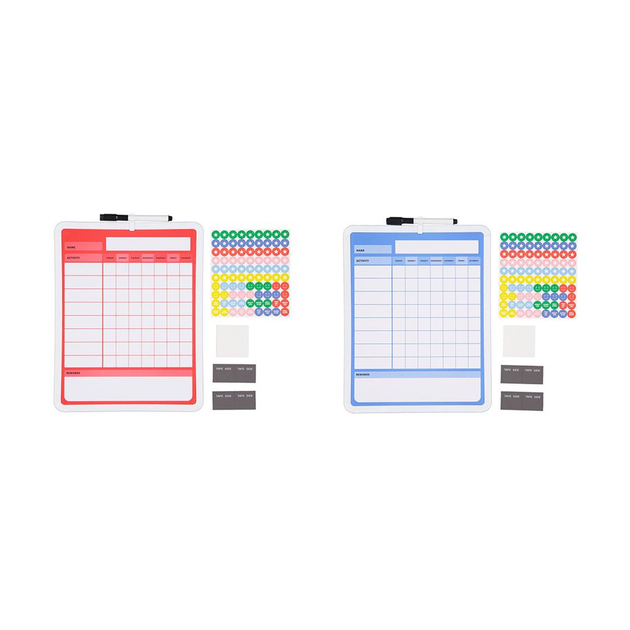 Magnetic Dry Erase Chore Chart - Assorted