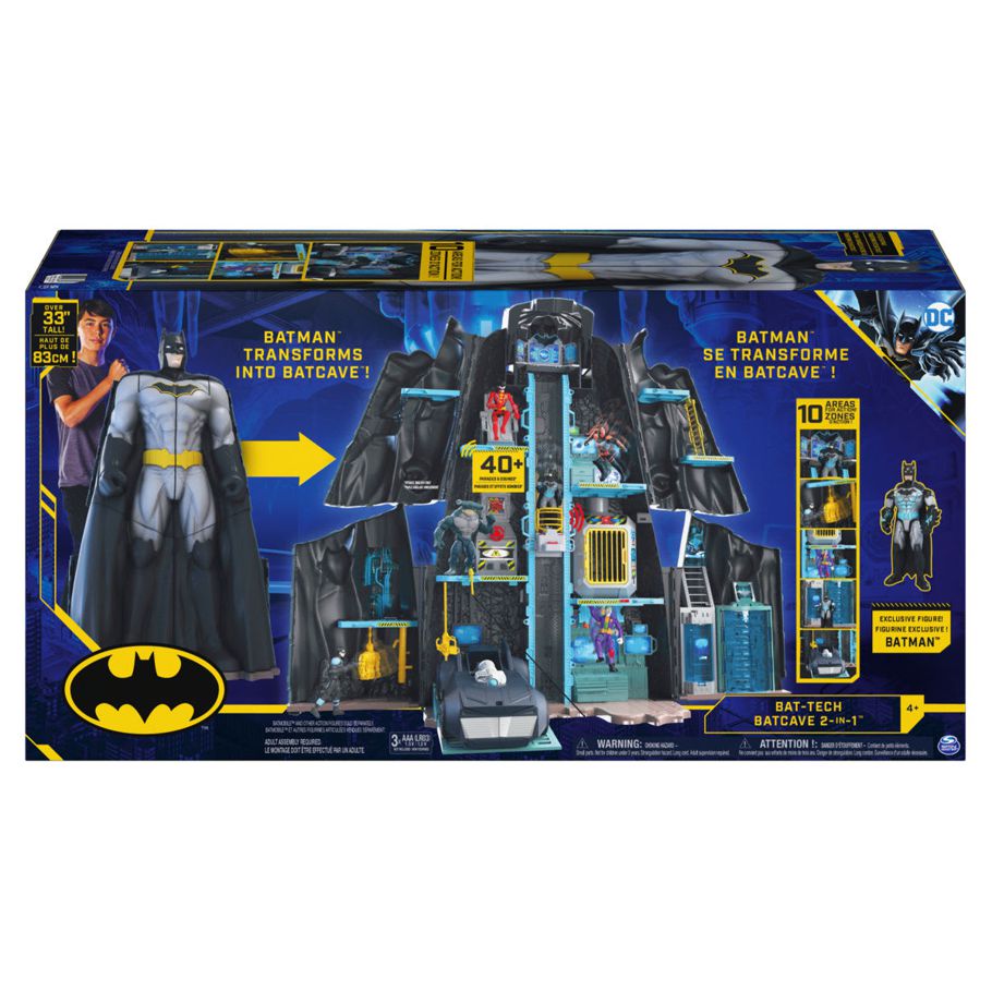 DC Bat-Tech Batcave 2-in-1 Set