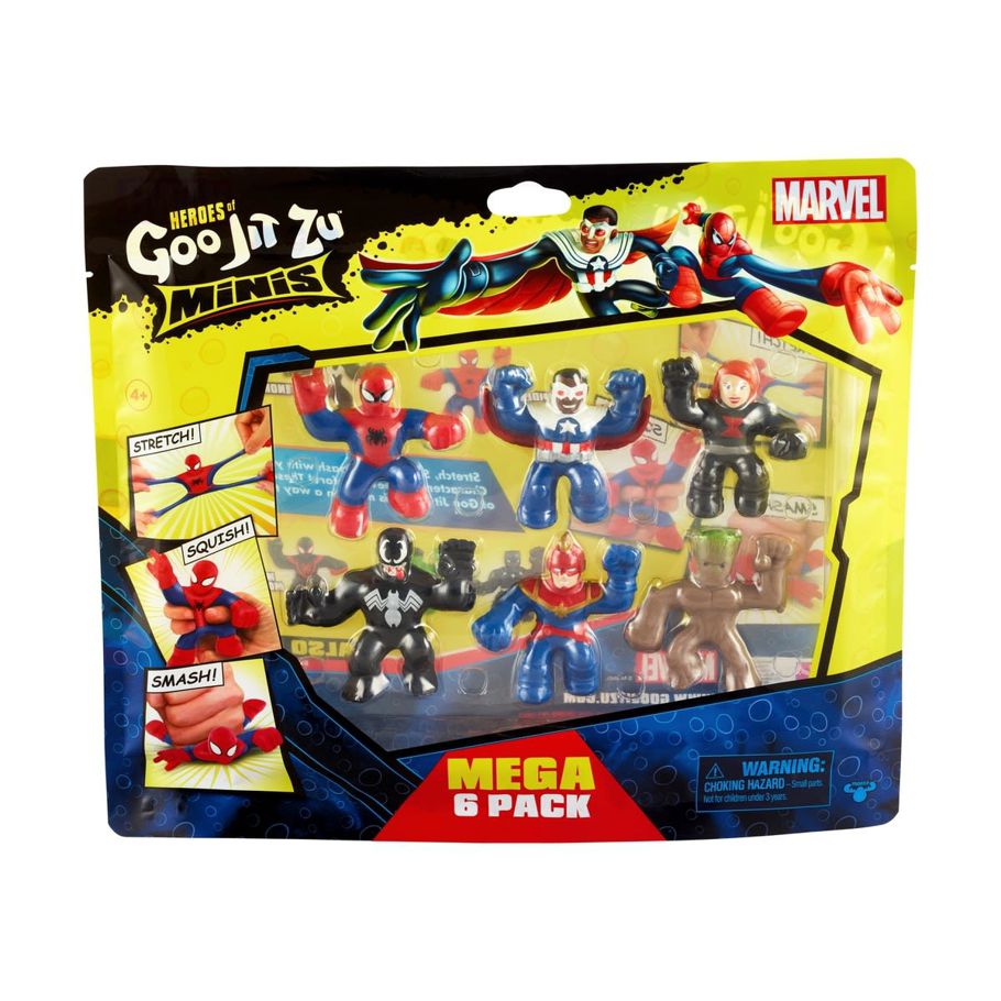 Heroes of Goo Jit Zu Marvel Minis Mega 6 Pack