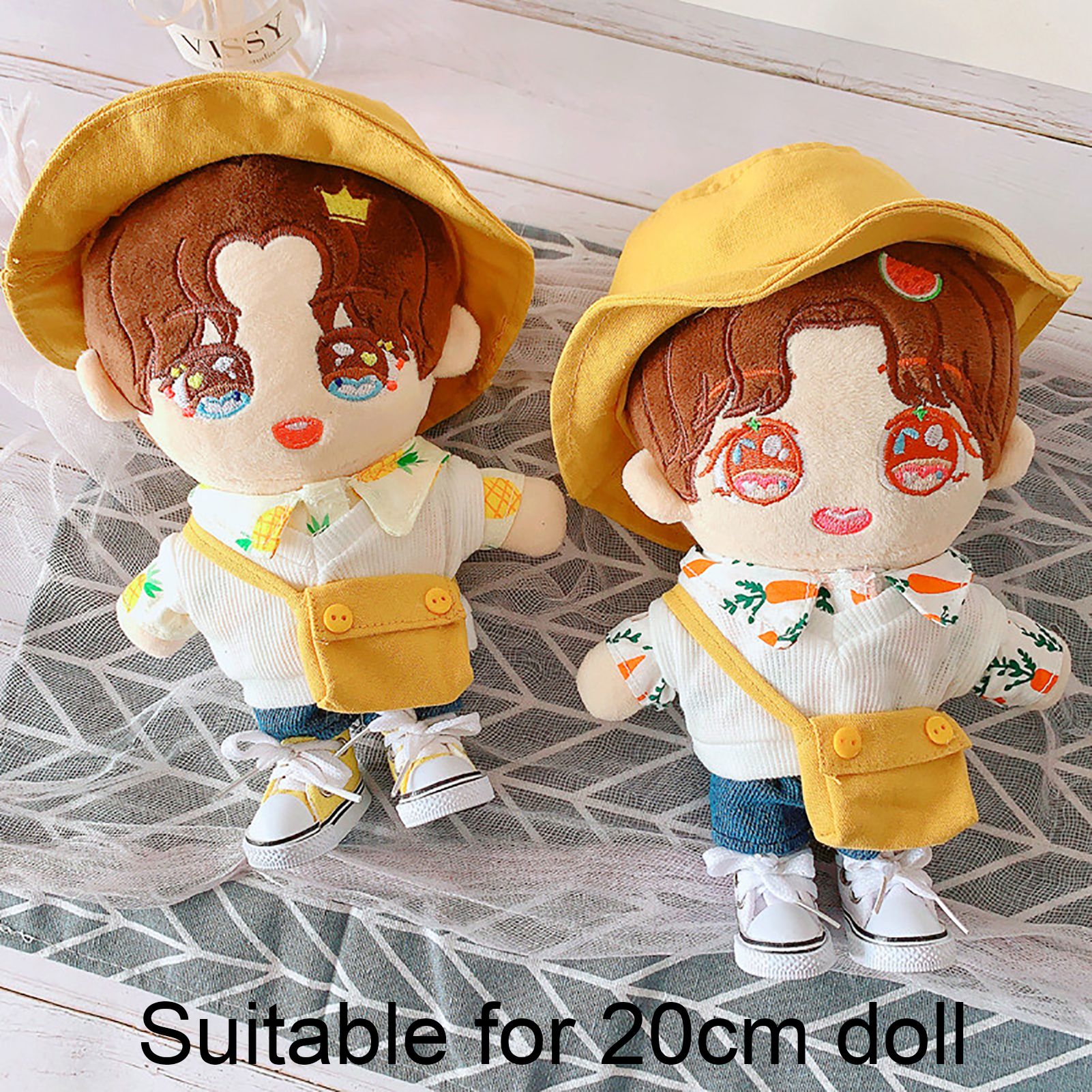 Doll Clothes Simulation Dress Up Fabric Radish Sweater Doll Suit for Kids