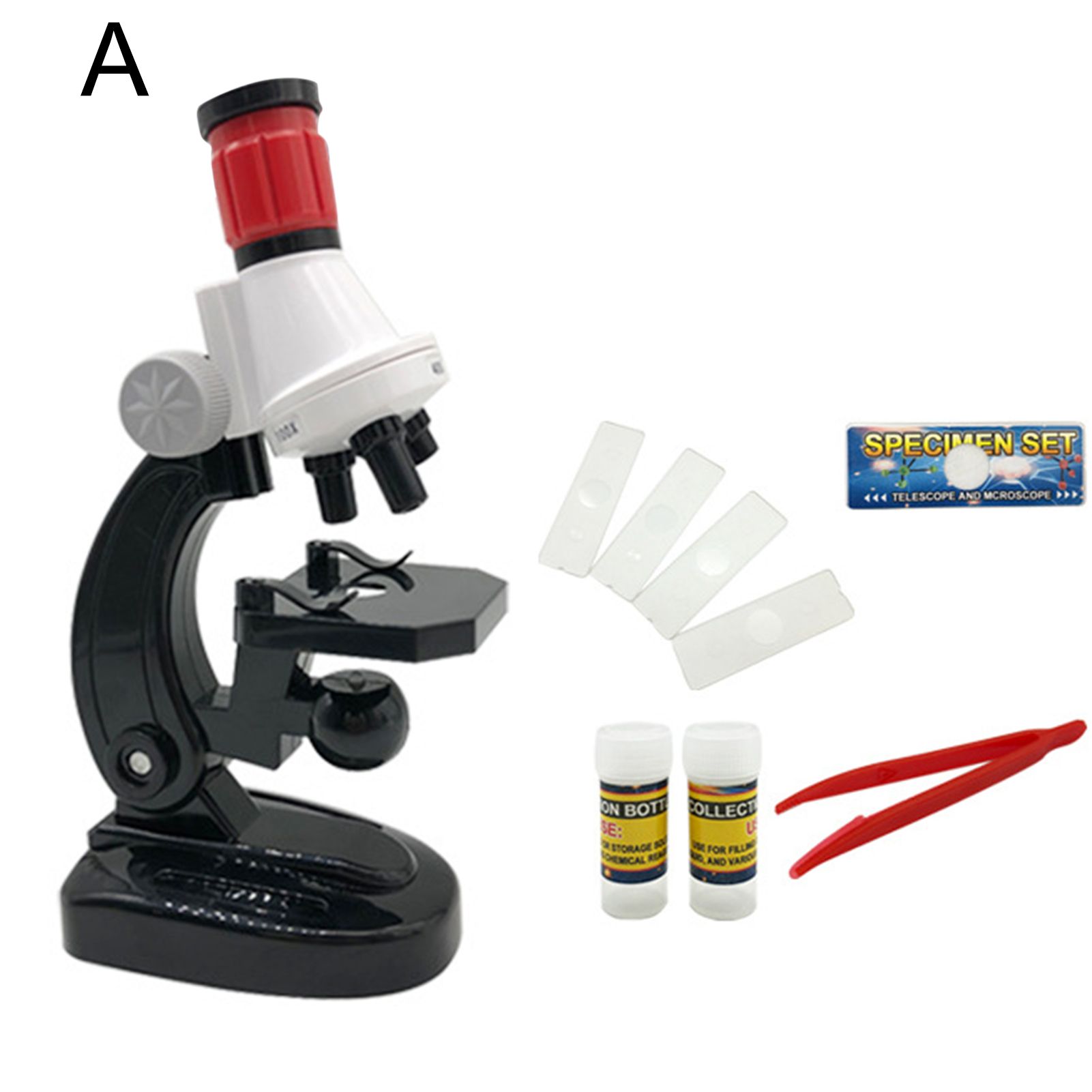 Childrencroscope Adjusle 100X/400X/1200X Kid Sciencecroscope Kit