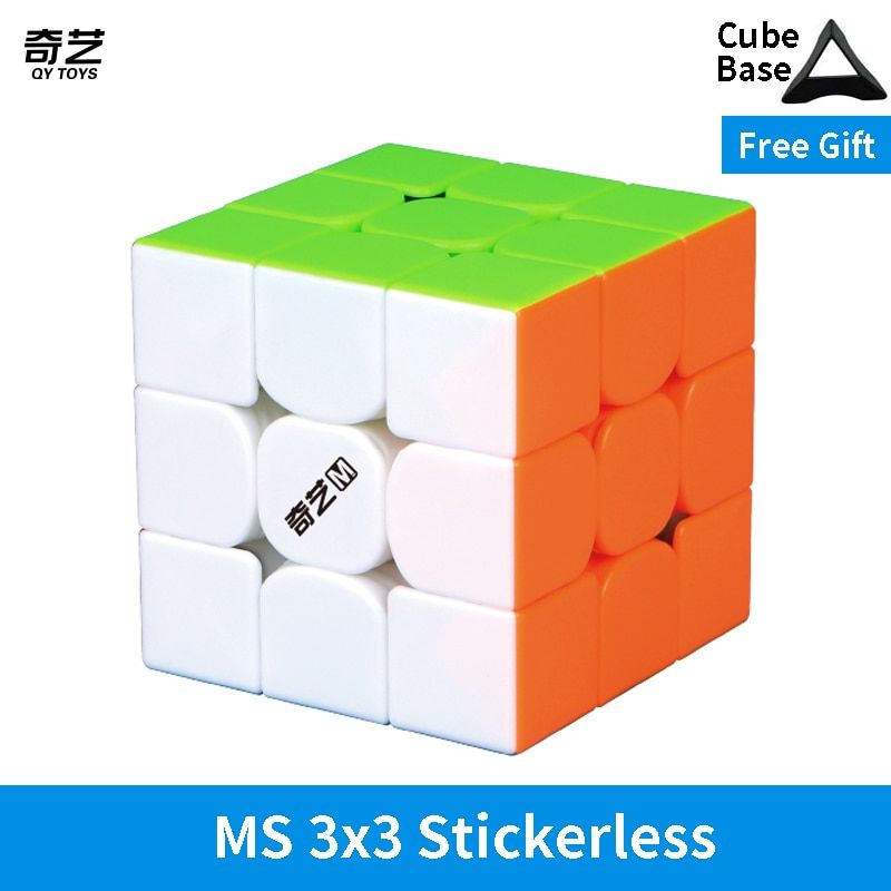 Qiyi MS 3x3 Magnetic 3x3x3 Black Magic Cube Stickerless Mofangge Qiyi Magnetic MS 3x3x3 Speed Magnets Neo Cubo Educational Toys