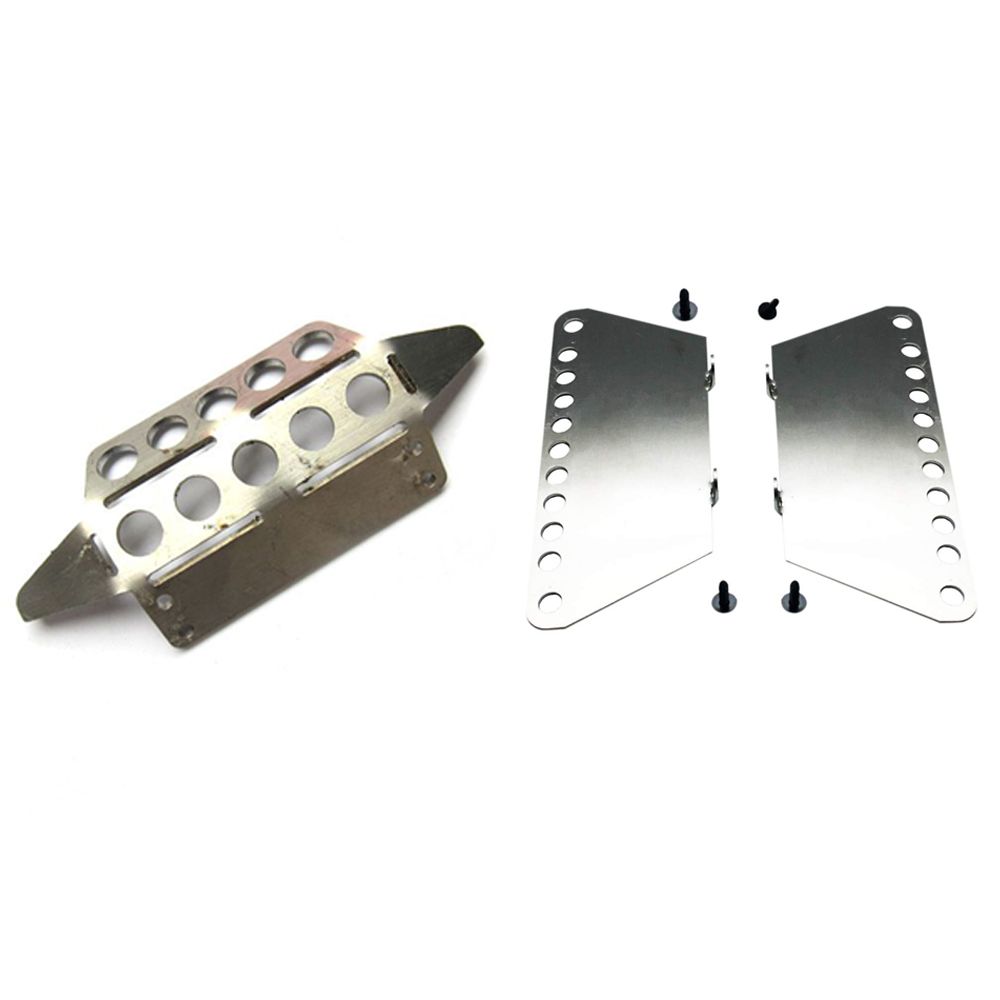 1pcs Metal Front Armor Protection Guard & 2pcs for MN Model 1:12 D90 D91 RC Car Spare Parts Metal Pedal ， MN parts