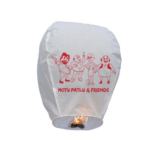 Motu Patlu Printed Fanush Sky Lanterns
