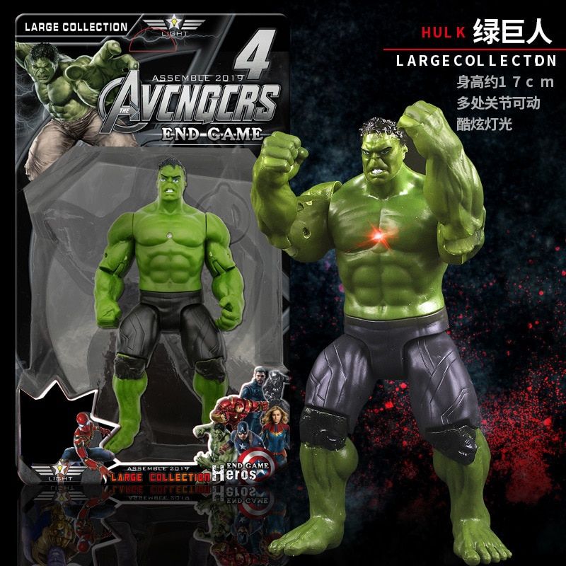 Marvel Avengers Iron Man Action Figure Toys Thanos Captain America Thor Spiderman Black Panther Model Toys for Children