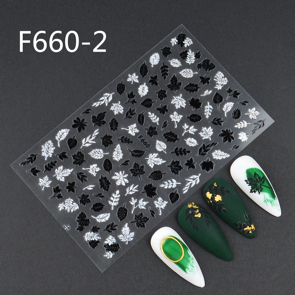 LCJ 1pcs 3D Nail Stickers love Self Adhesive Sexy Designs Women Slider Decals for Nail Art Decorations Manicure Tips