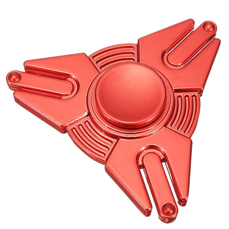 Deformation Zinc Alloy Decompression Fidget spinning ADHD Autism Reduce Stress Toys # Red