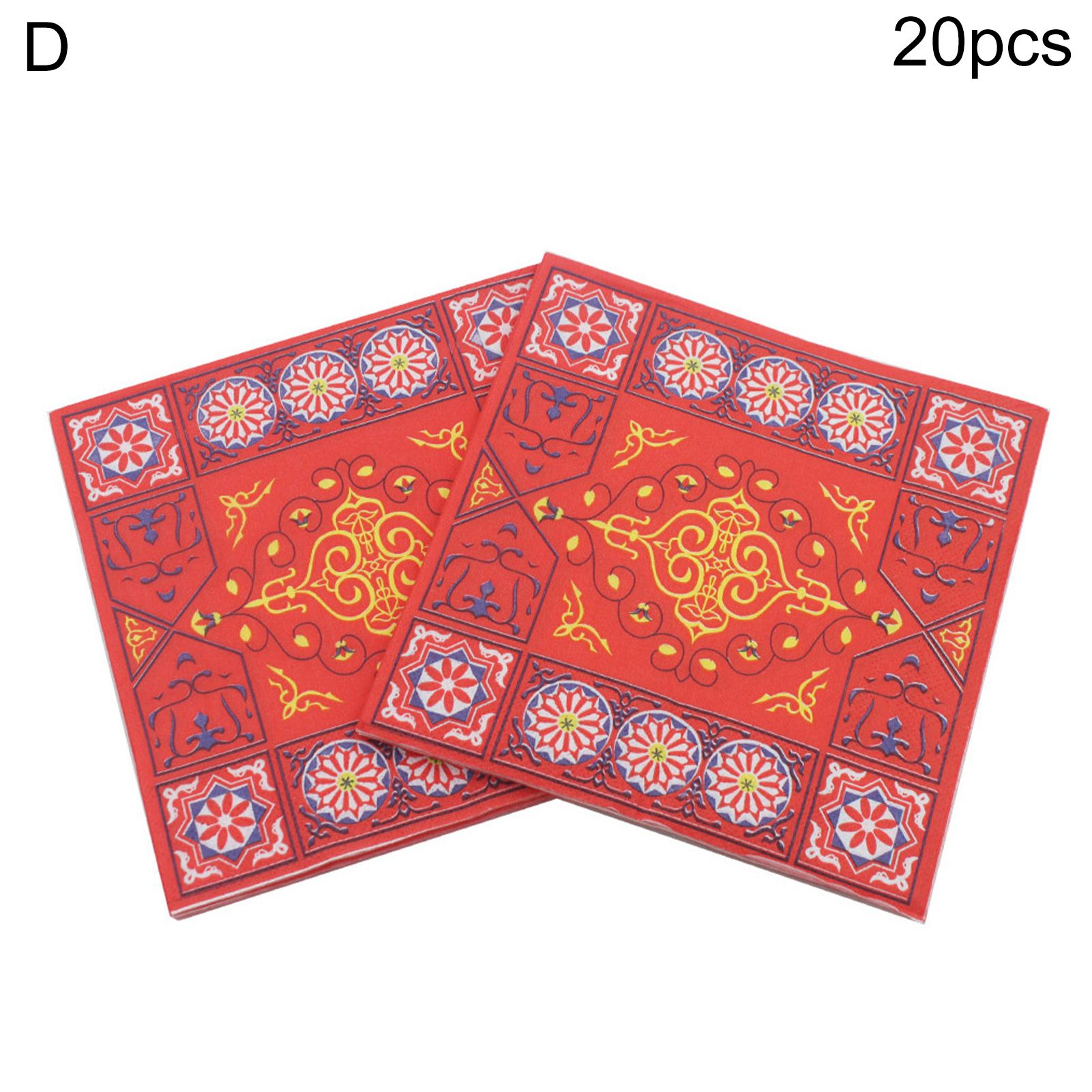 Printed Napkins Delicate Festival Ambience Tissue Paper
