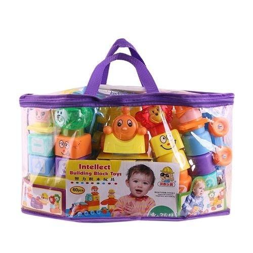 Plastic Intellect Building Blocks Toys - Multi Color