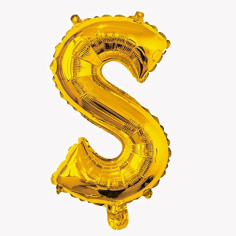GC 32 Inch Golden Alphabet Foil Ballon Birthday Party Decoration Wedding Celebration Decorations Letter Balloons