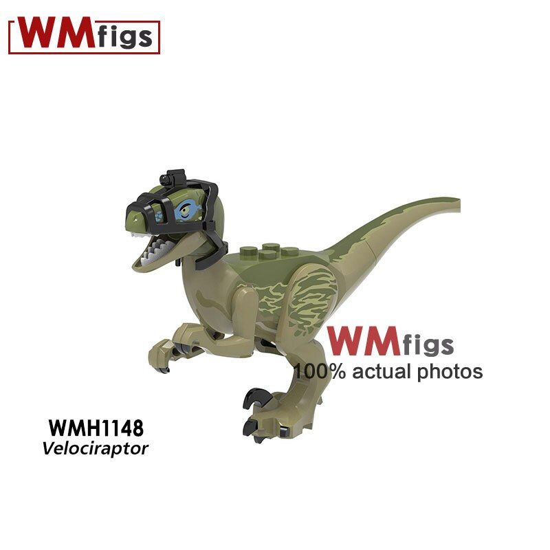 Animals Series Jurassic Dinosaur Panther Zombie Shark Cow Thestral Model Building Blocks Educational Kids Toys For Children Gift