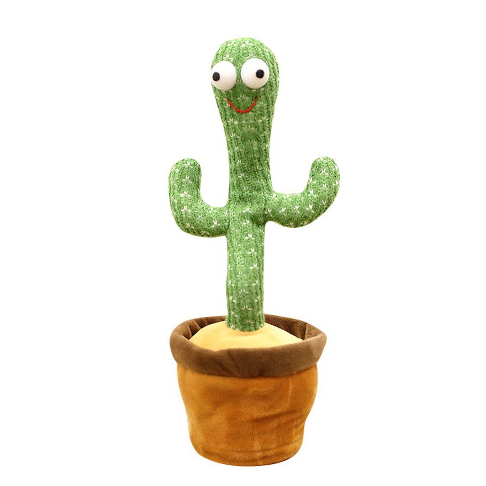Portable Twisting Music Song Dancing Cactus Toy Room Decoration Holiday Gift