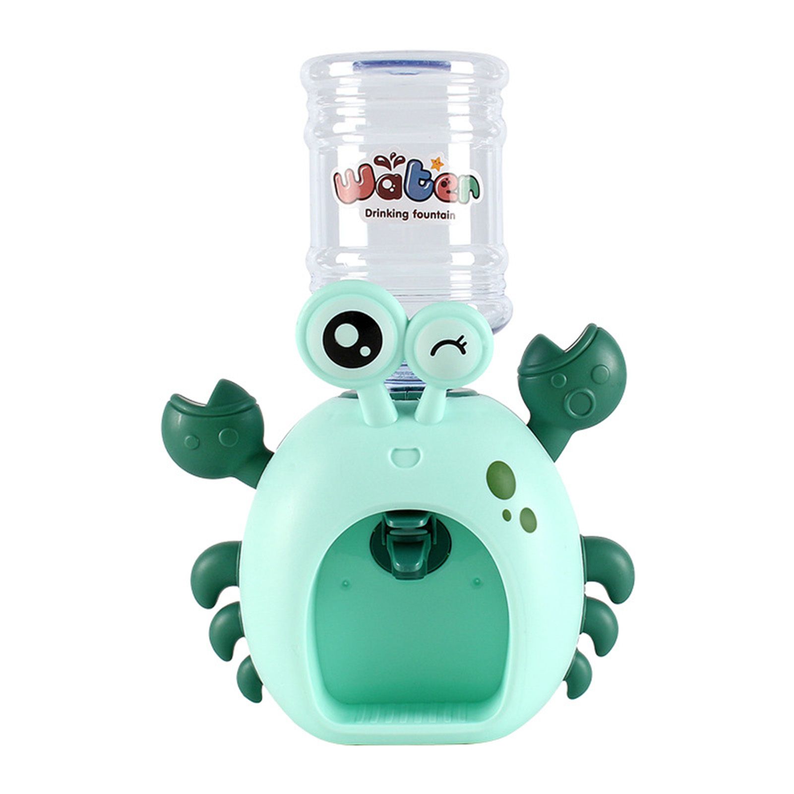 Drinking Fountain Toy Simulation Design Educational Toy Detachable Cartoon Crab Pretend Play Toy for Pretend Play