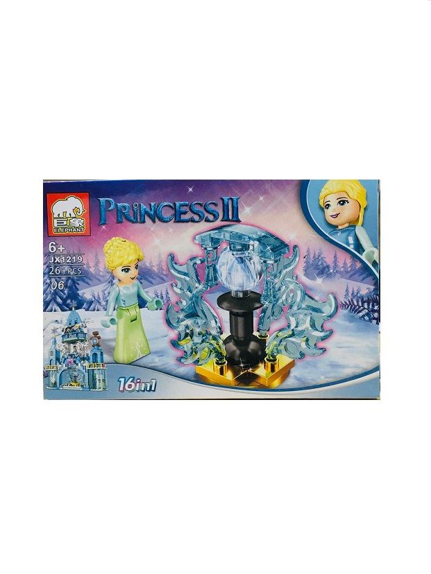 Snow World Series The Elsa`s Magical Ice Castle Set girls Building Blocks Bricks Toys Girl friend Kids Toys for Children