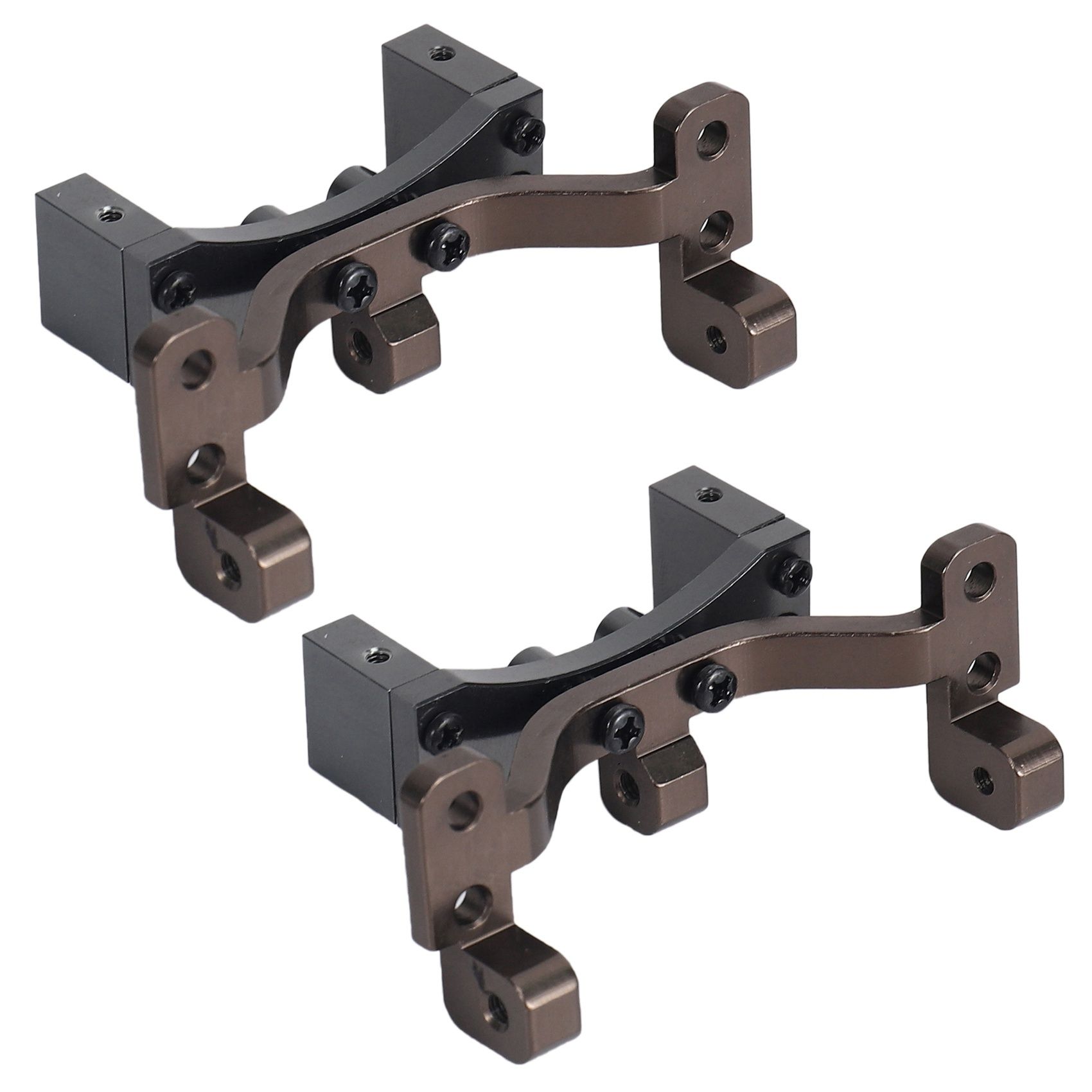 2X Metal Pull Rod Base Seat Mounts Servo Set for WPL C24 C14 C14K C24K 1/16 RC Car Truck Crawler Spare Upgrade Parts