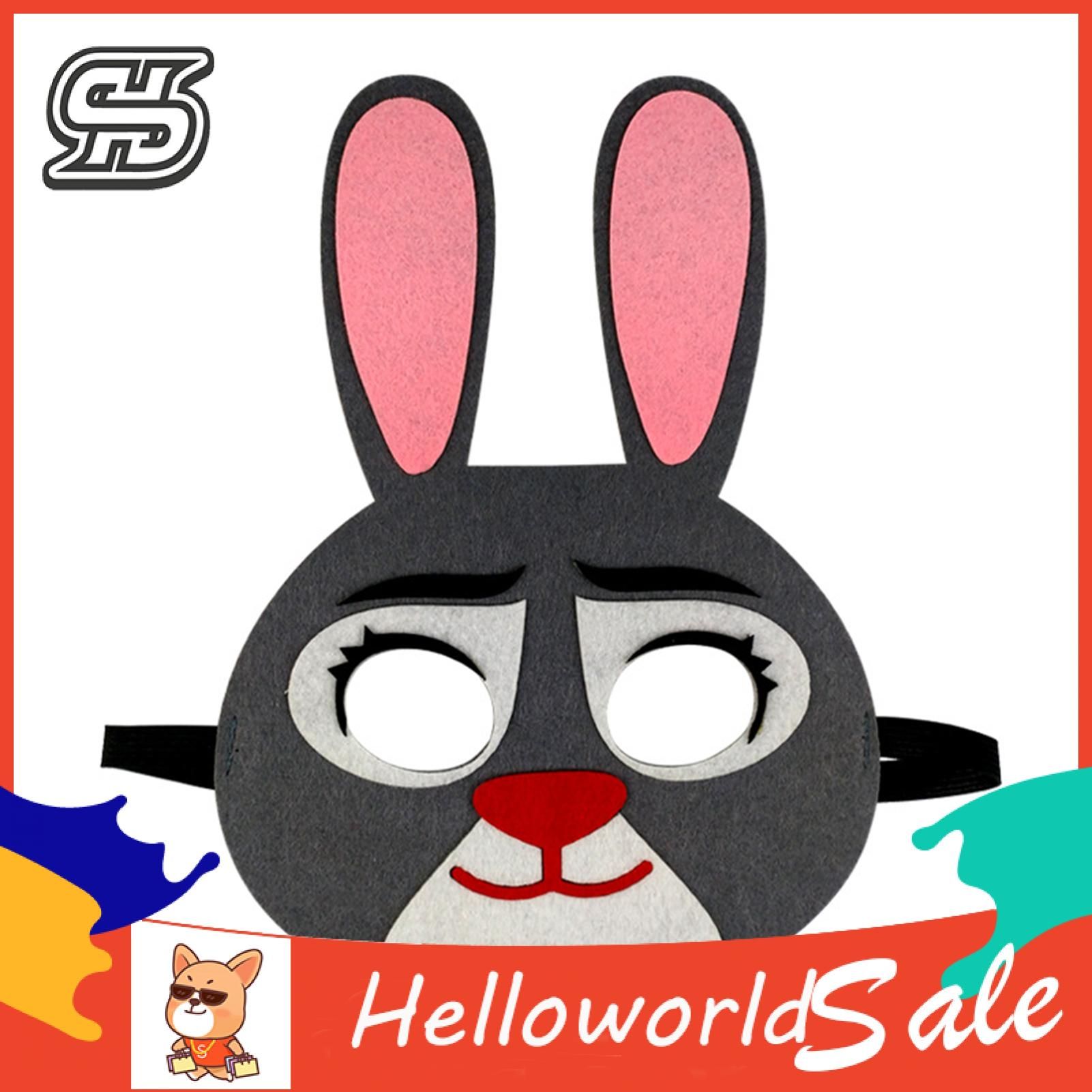 HelloWorld Party Masque Allergy Free Cartoon Zootopia Movie Themed Cosplay Masque