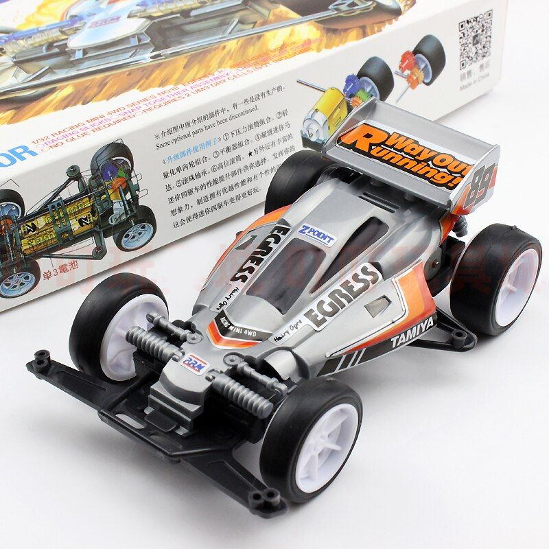 1Box 1/32 Scale RUIZE MINI 4WD Car Model Big Wheel Racing Avatar/Big Stick Ghost/EGRESS/BEAR HAWK/Terra Scorcher/White Shark