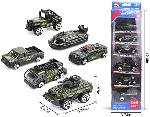 DIE-Cast 6 Pcs Car Set For Kids