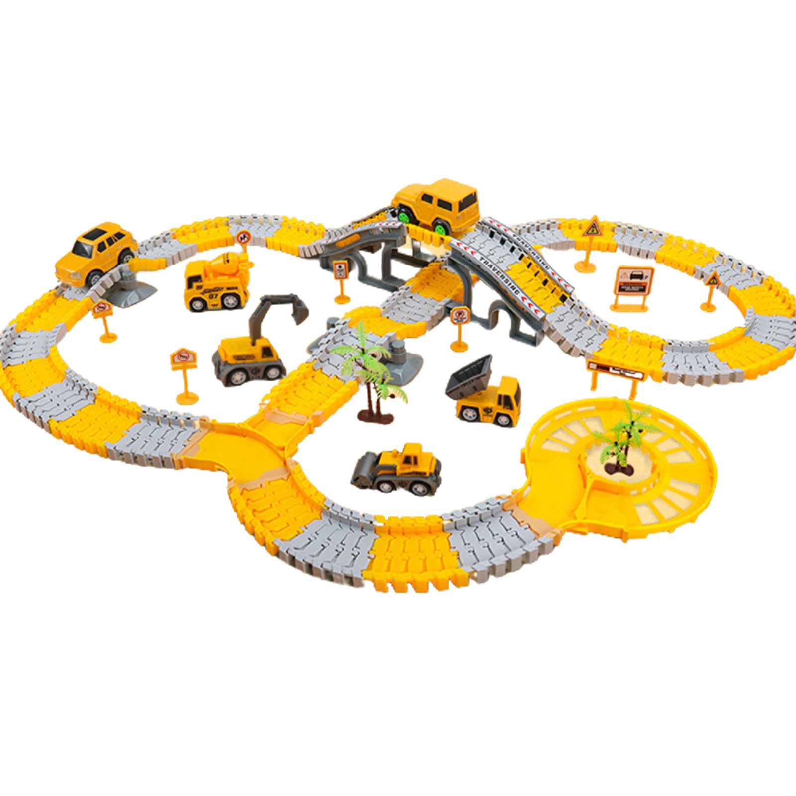 1 Set No Railway Train Educational Creative Track Unisex Railway Toy for Kids Play