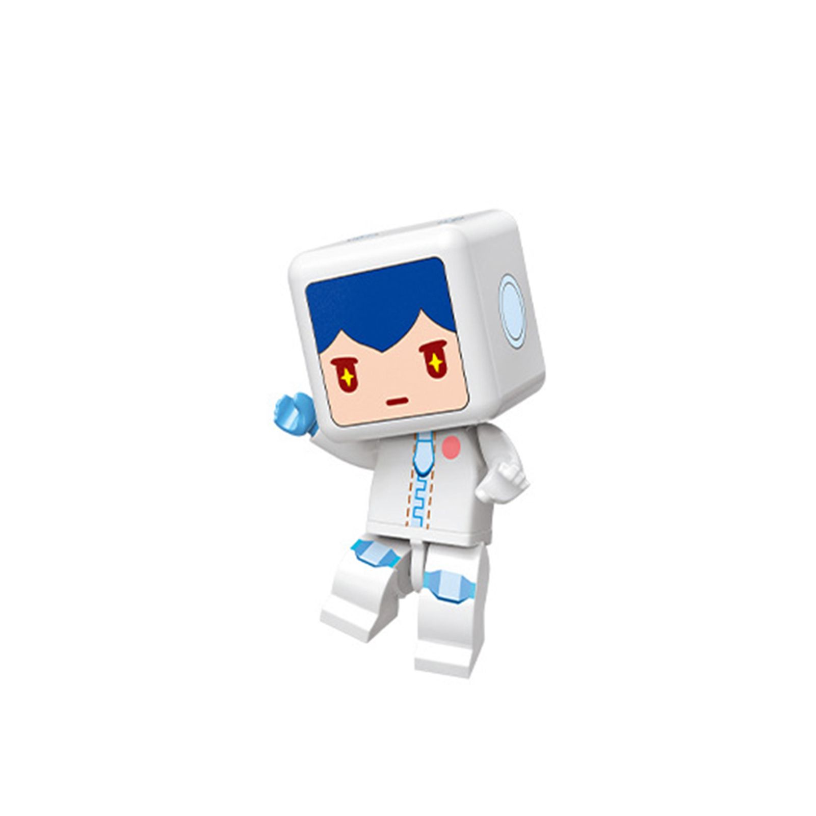 1 Box Building Blocks Cartoon Figure Color Recognition Exquisite Mini World Building Block Model Toy for Early Education