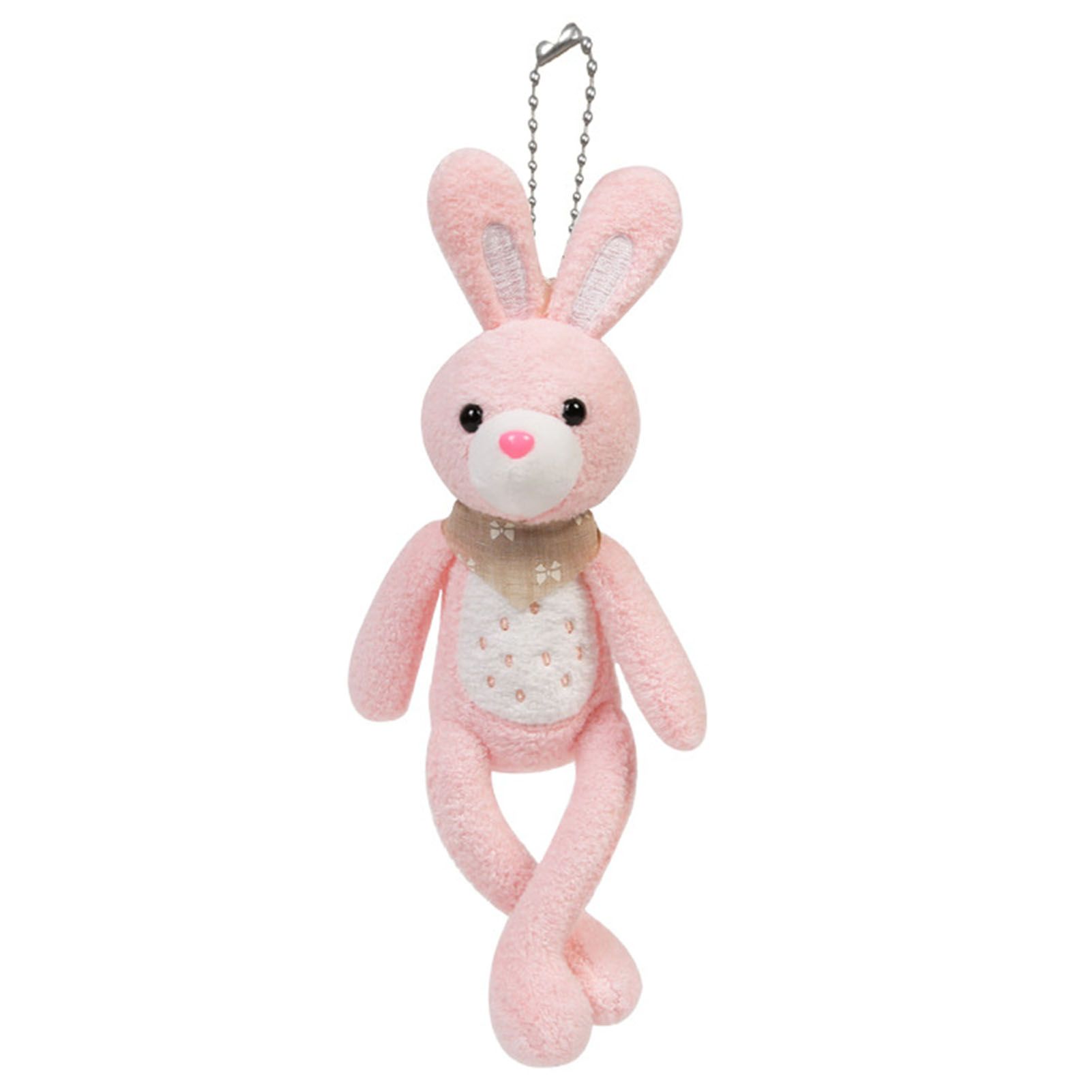 Plush Toy Pendant Decorative Long-legged Bunny Stuffed Doll Keychain