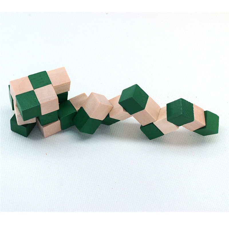 Kong Ming Lock Magic Ruler Intelligence Lock Traditional Wooden Brain Teaser Puzzle Educational Toys Magic Cube