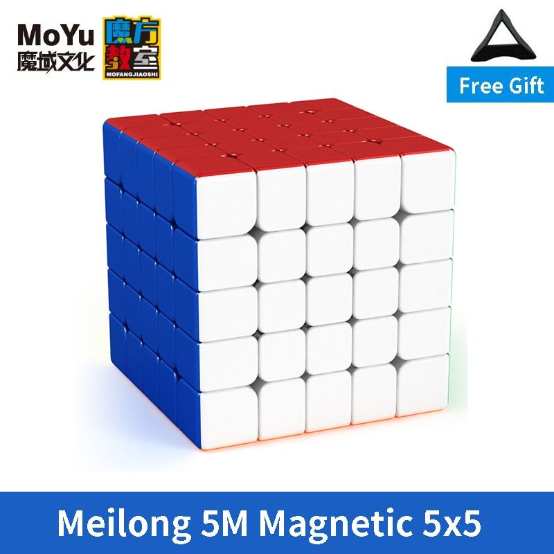 Moyu Meilong 3M Magnetic 2x2x2 3x3x3 4x4x4 5x5x5 Meilong pyramid M Speed Cube Magnet Puzzle Cube 2x2 3x3 Cubo Magico 4x4 5x5
