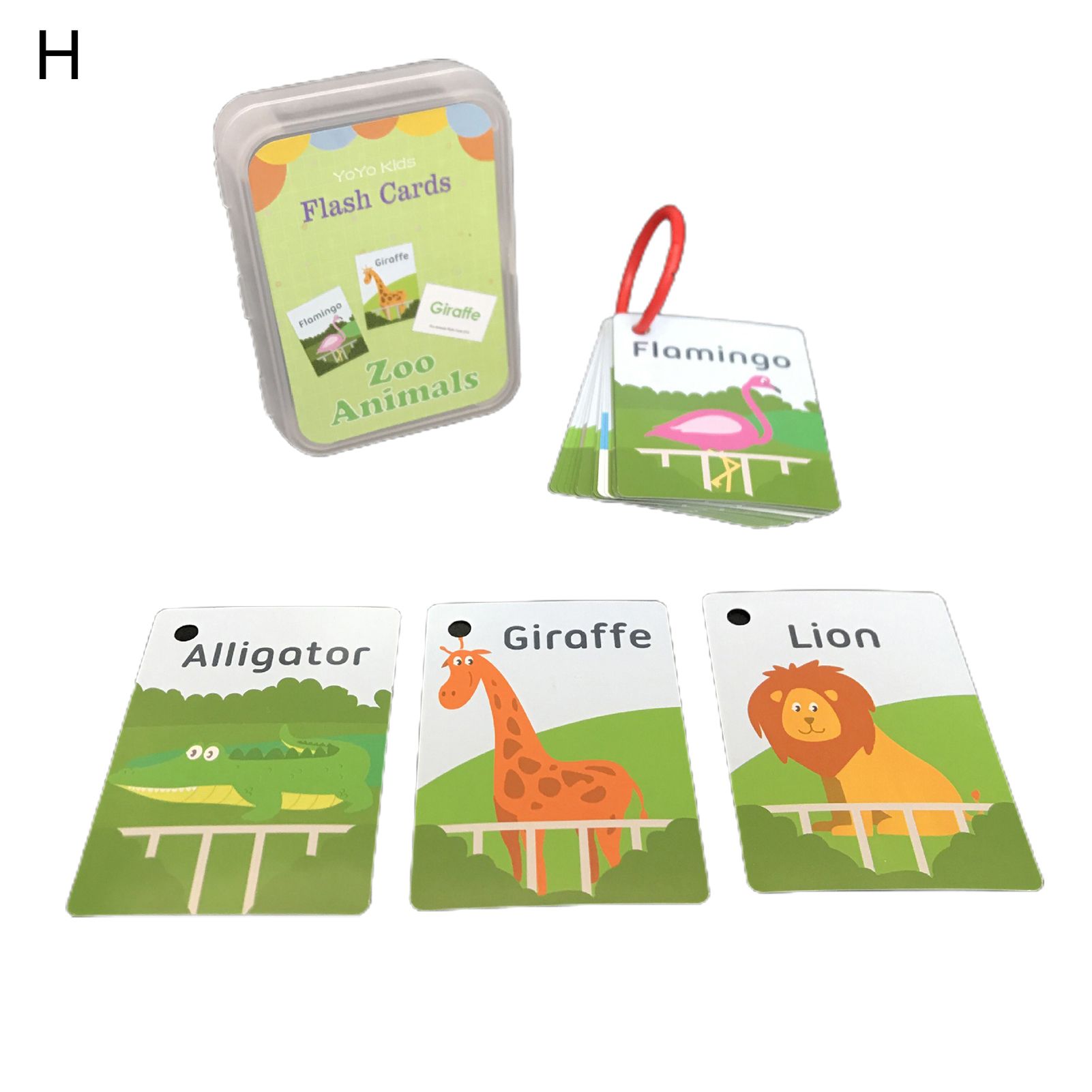 Baby Educational Flashcard Thickened Color Enlightenment Baby Educational Flashcard