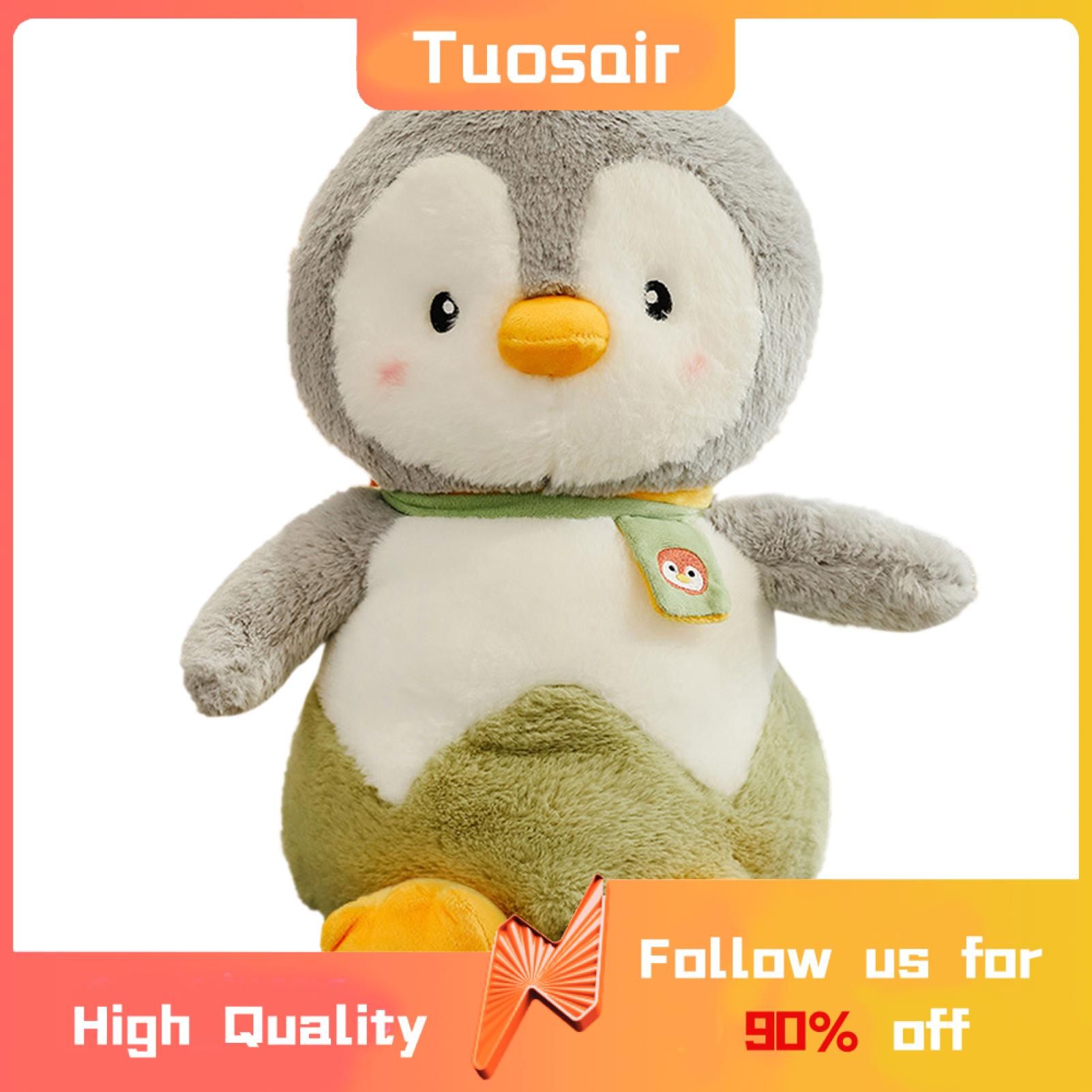 Stuffed Doll Penguin Shape Stuffed Penguin Plush Fuzzy Animal Doll