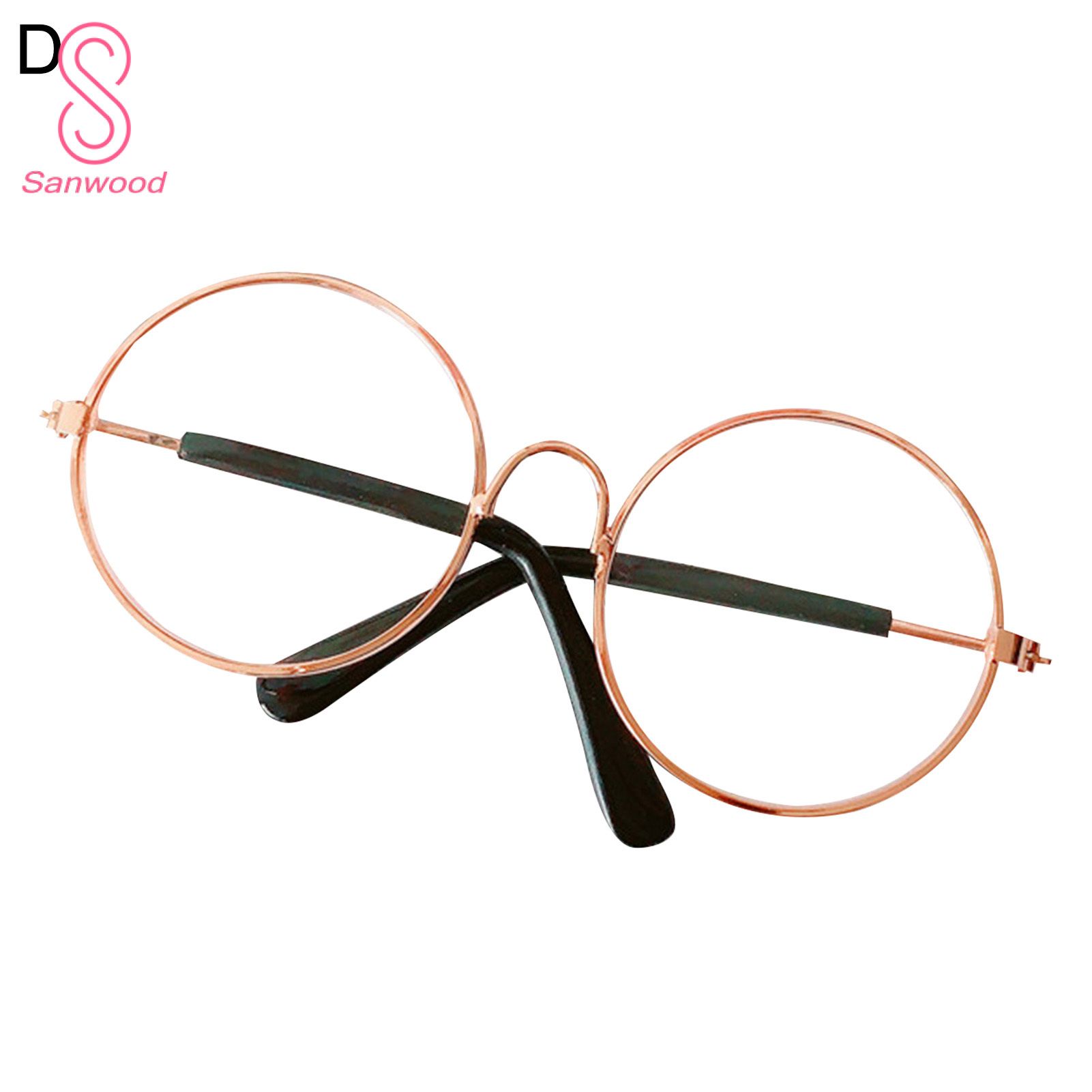 Doll Turtleneck Sweater Portable Doll Transparent Glasses Shoes