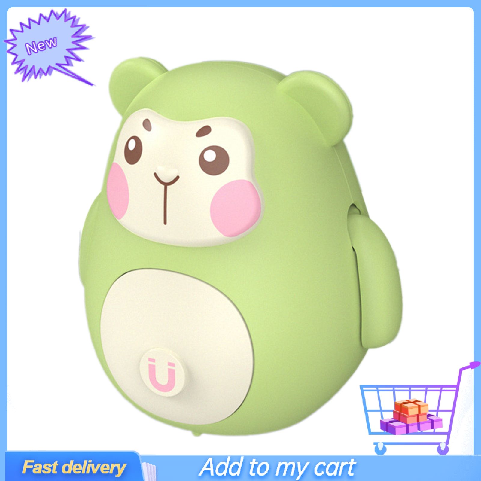 Swing Toy Funny Plastic Anti-scratch Educational  Lovely Rotation Swing Animal Toy for Kids