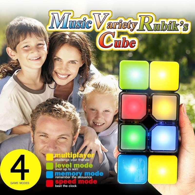 Music Magic Cube Electronic Changeable Intelligent Puzzle Cube Puzzle Led Light