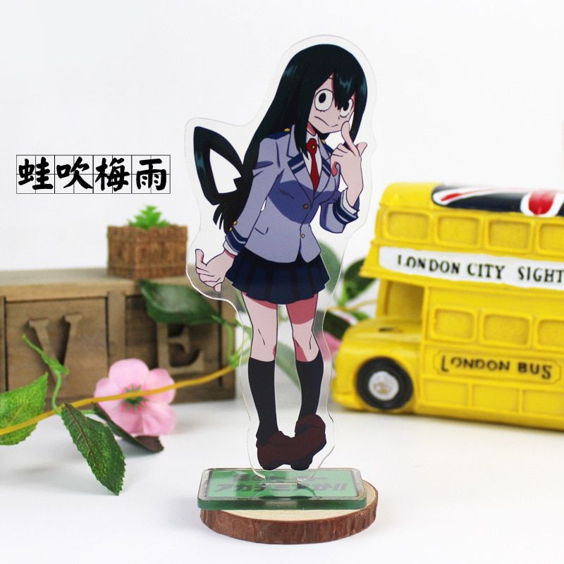 16cm My Hero Academia Anime Figure Acrylic Stand Model Toy Deku Might ShigaTomura  Anime Collection DIY Action Figures Toys