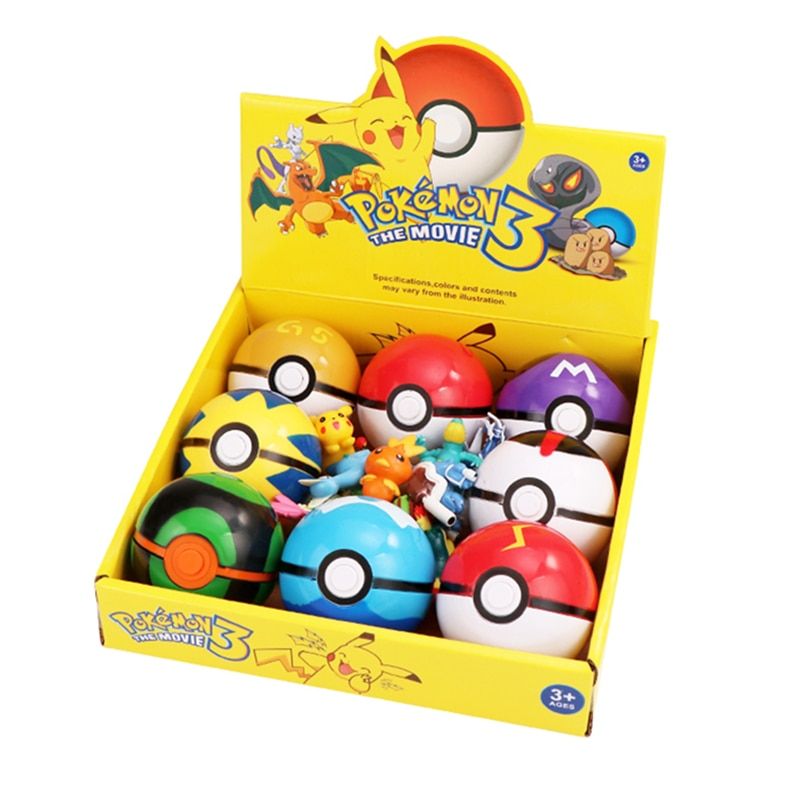 21 Styles Pokemones Switch Pokeball Ball Figure Mini Figures Model Toy Brinquedos Collection Anime Kids Doll