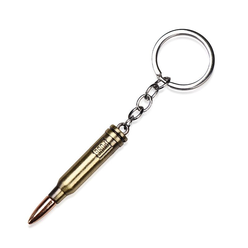 PUBG Keychain Gaming Peripherals Model Toys Mini Zinc Alloy Chicken Dinner AWM M416 Scar-L Pendant Keychain Action Figures Toys