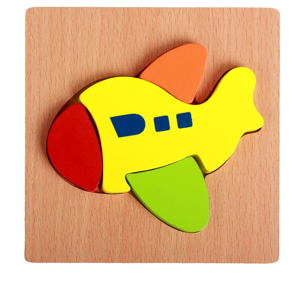 3d Wooden Puzzle Learning Early Educational oys For ldren Kids color