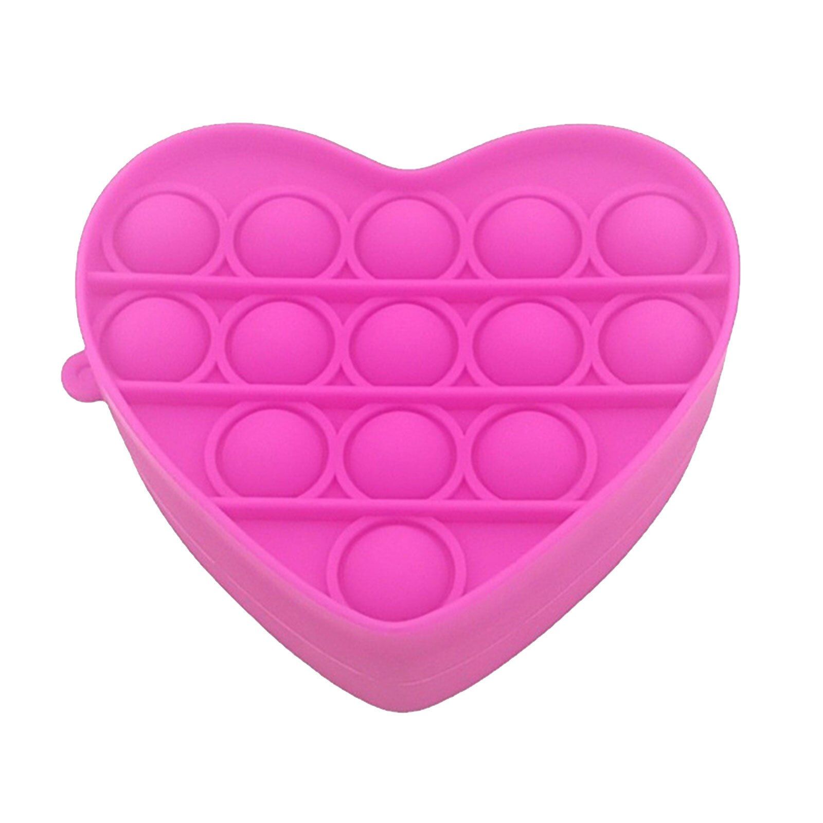 Push Bubble Poppit Pencil Case Simple Fidget Sensory Silicone Bubble Toys Stationery Storage Bag For Children Popet Fidget Toy