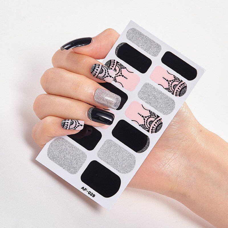 Three Sorts 0f Nail Stickers Nail Wraps DIY Nail Stickers Designer Nails Sticker Designer Minimalist Design Nailart Sticker