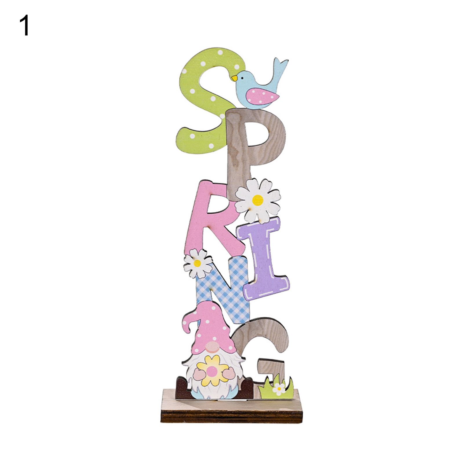 Desk Stake Decor Lightweight Lovely Rabbit Pattern le Stake Decor