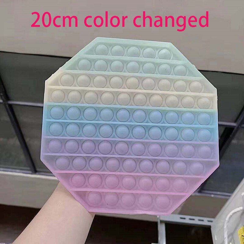 Super Big Size Push Bubble Fidget Toys Autism Needs  Stress Reliever Toys  Kid Funny Anti-stress Fidget msxf