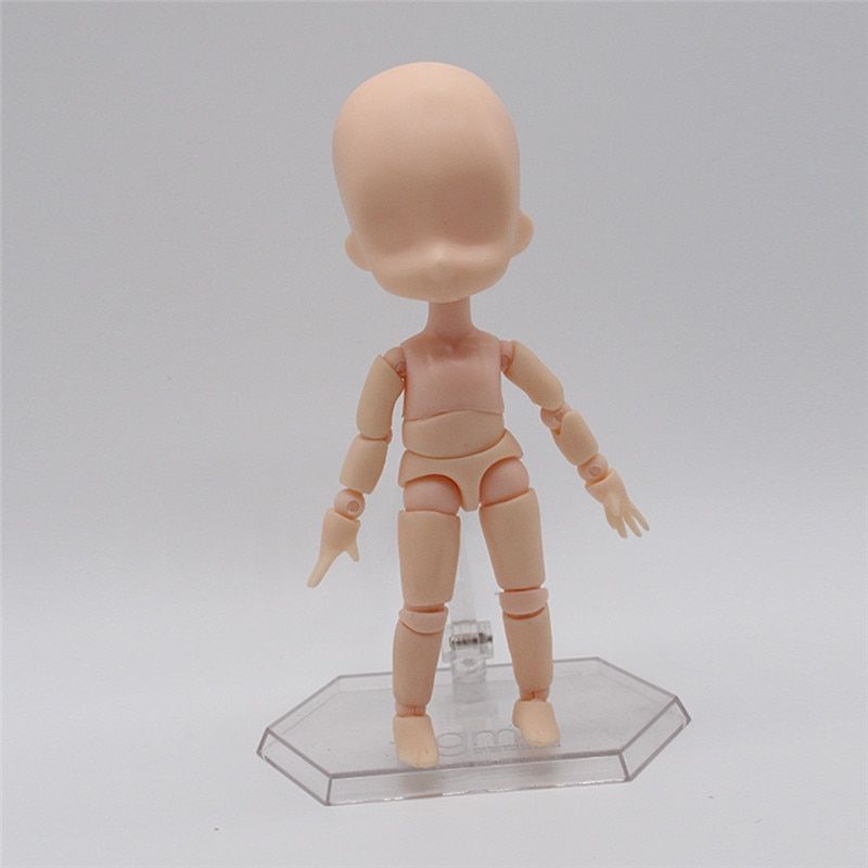BODY KUN / BODY CHAN Boy Girl Cute Ver. Ferrite Movable Body Feminino SPVC Action Figure Archetype Doll Model 14cm