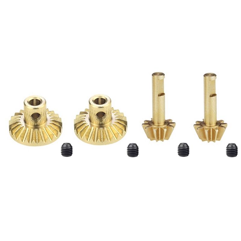 Brass Front & Rear Axle Gear Drive Shaft Gears Upgrade Accessories for WPL B24 B36 C14 C24 MN D90 D99 MN99S Parts