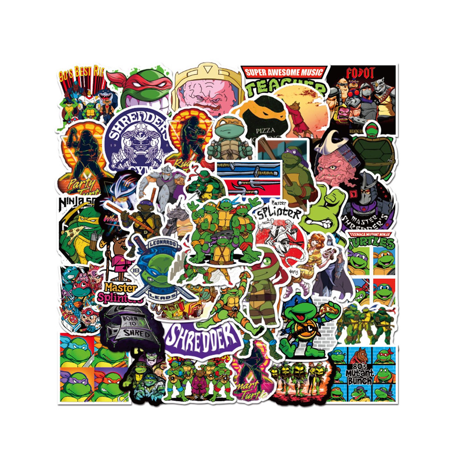 Anime Sticker Fine Workmanship Guitar Decor Cartoon Graffiti Stickers