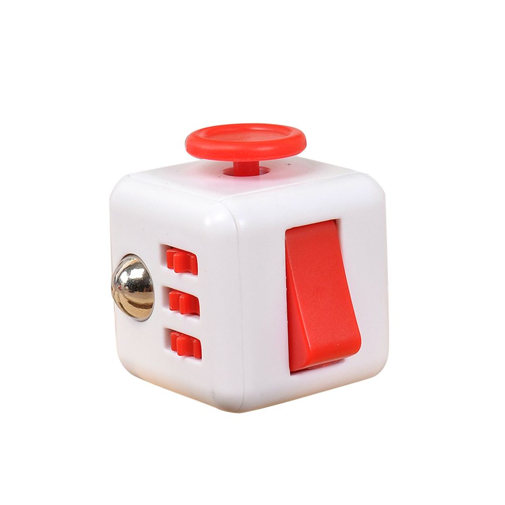 Plastic Magic Stress Relief Anti Anxiety Cube Dice Case Adults Kids Puzzle Toy